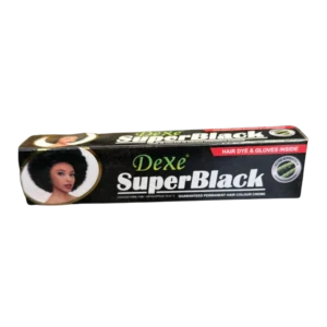 Dexe Super Black Permanent Hair Colour Creme (Hair Dye)