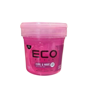 Eco Style Curl & Wave Styling Gel - Firm Hold, Alcohol-Free (16 oz / 473ml)