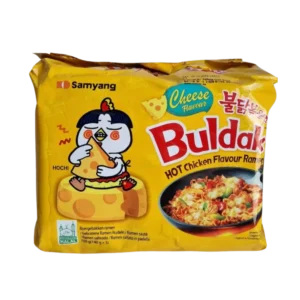 Buldak Cheese Hot Chicken Flavor Ramen 5 Packs