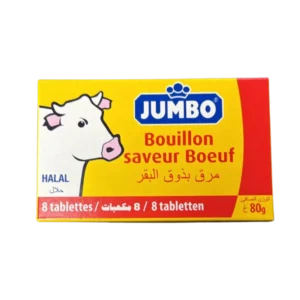 JUMBO Authentic Halal Beef Bouillon Cubes 80g (8 Tablets)