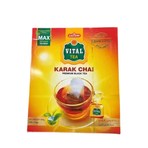 Vital Karak Chai Premium Black Tea (100 Bags)
