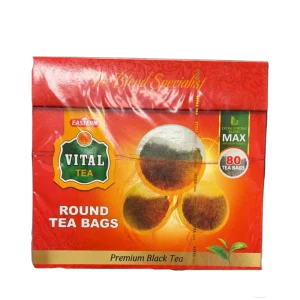 Vital Round Tea Bags Premium Black Tea (80 Bags)
