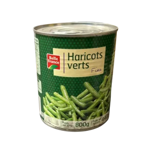 Belle France Haricots Verts Fins (800g Can)