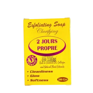 2 Jours Propre Exfoliating Soap Clarifying 200g (Yellow)