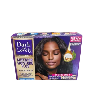 Dark & Lovely Superior Moisture Plus No-Lye Relaxer (Regular)